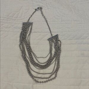 Lisa Robertson Elegant Silver Multi-Strand Necklace